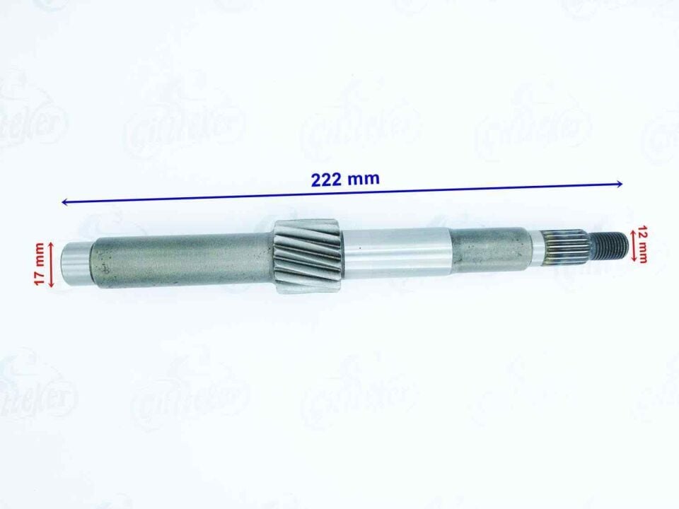 Atv Bs150 Vulcan Terratrack Kanuni Tahrik Mili 16T 222 Mm Öm