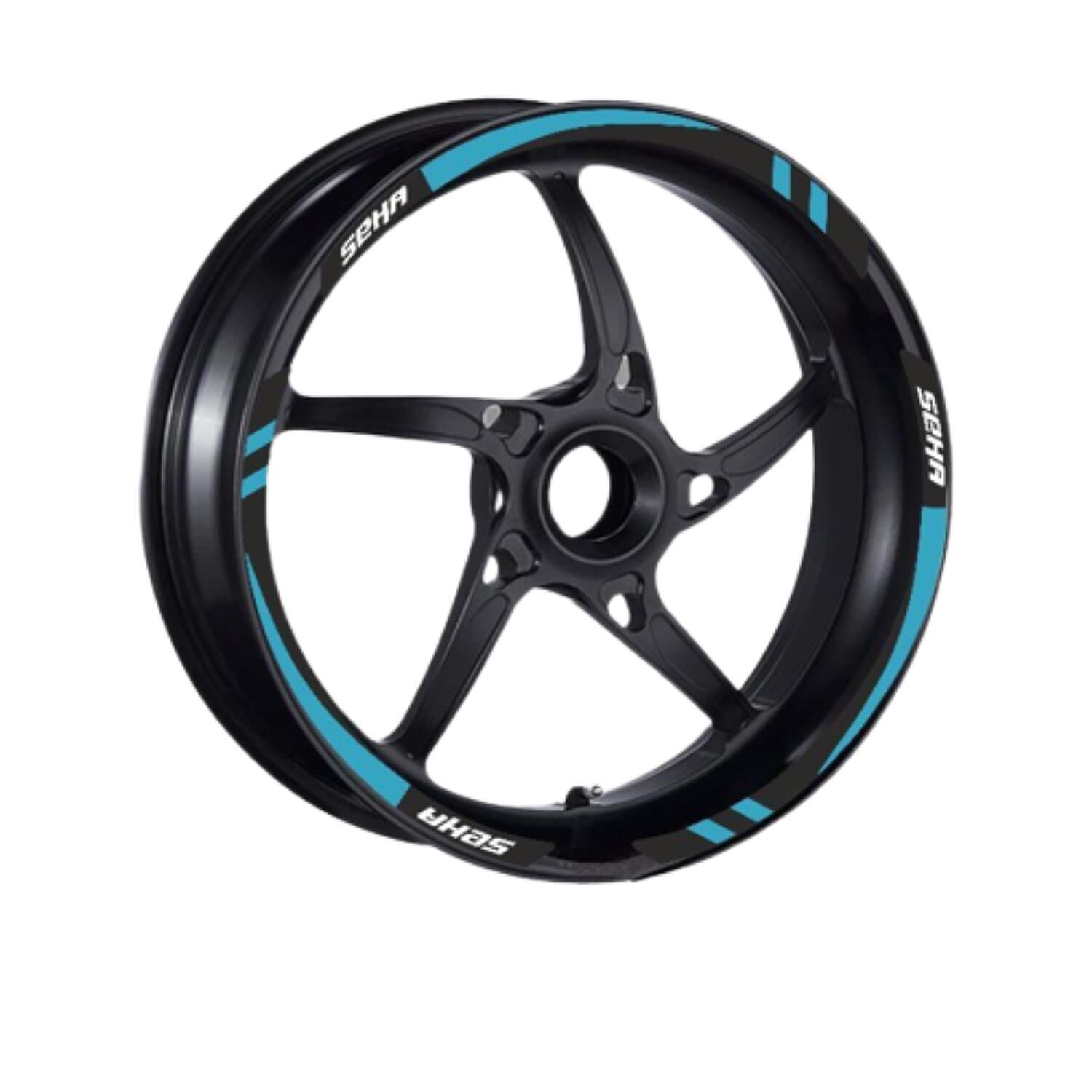 Kanuni Seha 150 2022 - 2024 Uyumlu 1 Set Jant Şeridi Mavi