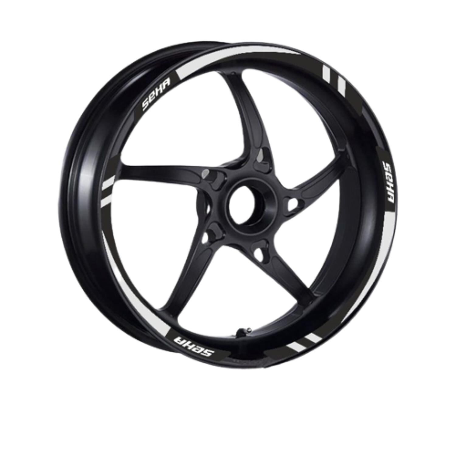 Kanuni Seha 150 2022 - 2024 Uyumlu 1 Set Jant Şeridi Beyaz