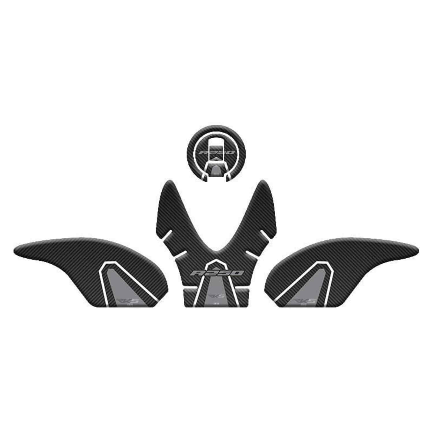 Rks R250 2022 - 2024 Uyumlu Tank Pad Set 007