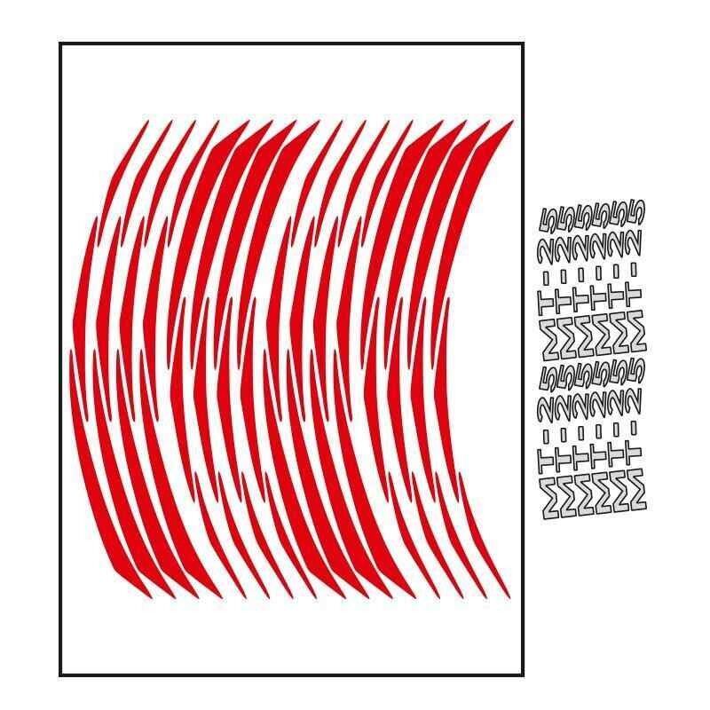 Yamaha Reflektör Kırmızı Mt-25 Uyumlu 1 Set Jant Şeridi