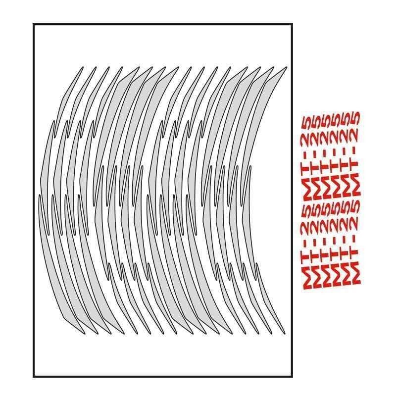 Yamaha Reflektör Beyaz Mt-25 Uyumlu 1 Set Jant Şeridi