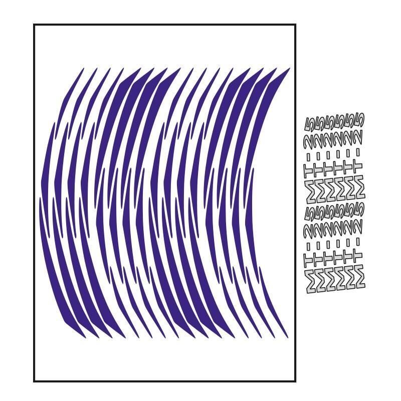 Yamaha Reflektör Mavi Mt-25 Uyumlu 1 Set Jant Şeridi
