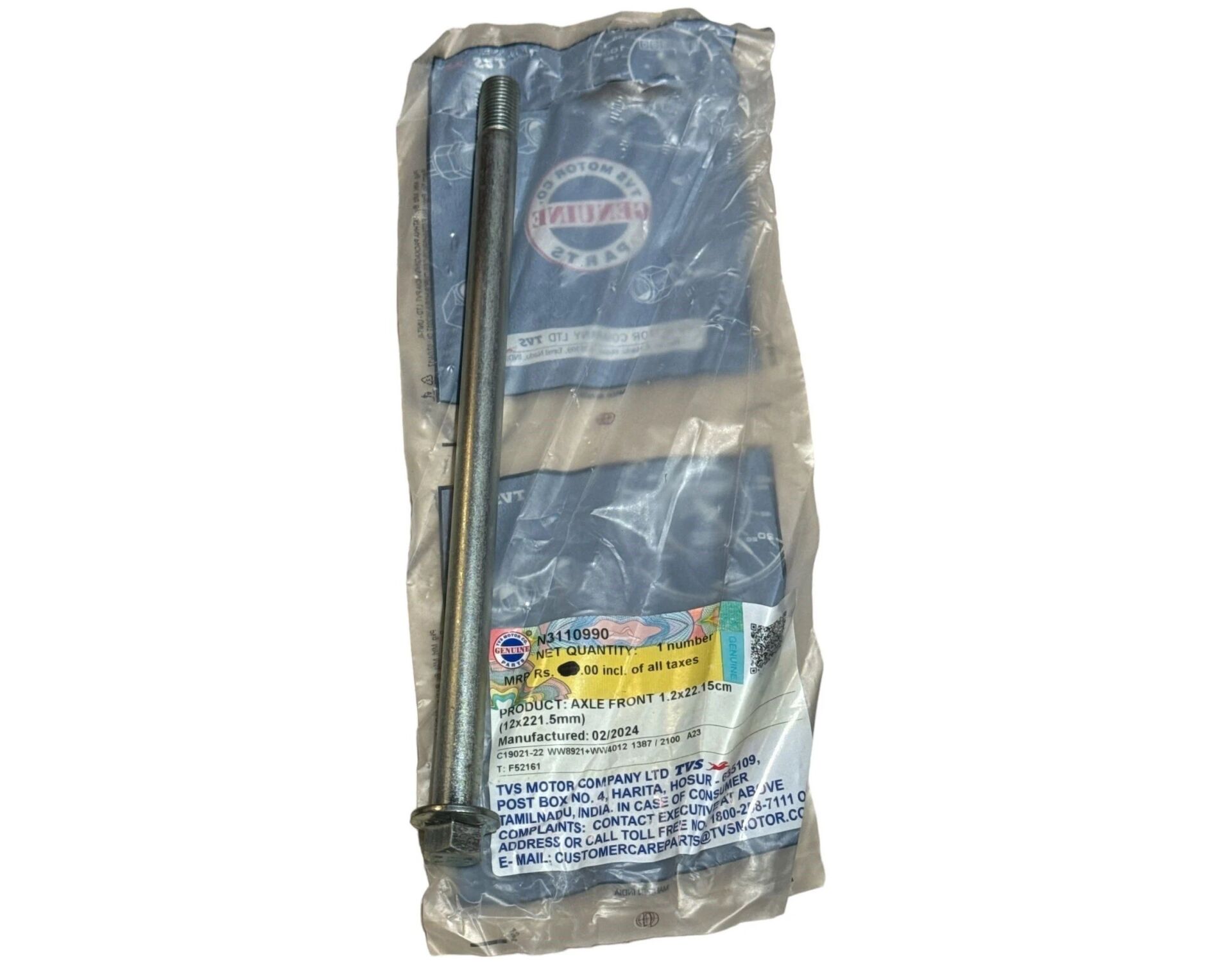 Tvs Ön Teker Mili N3110990 Orj Jupiter 110-125, Wego, Raider 125