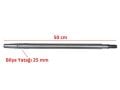 E-Yük Arabası Arka Aks 16 Freze 50 Cm İth