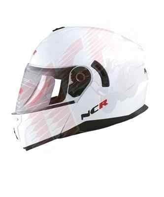 Kask Çene Açılır Sertifikalı Beyaz M Beden Md 166