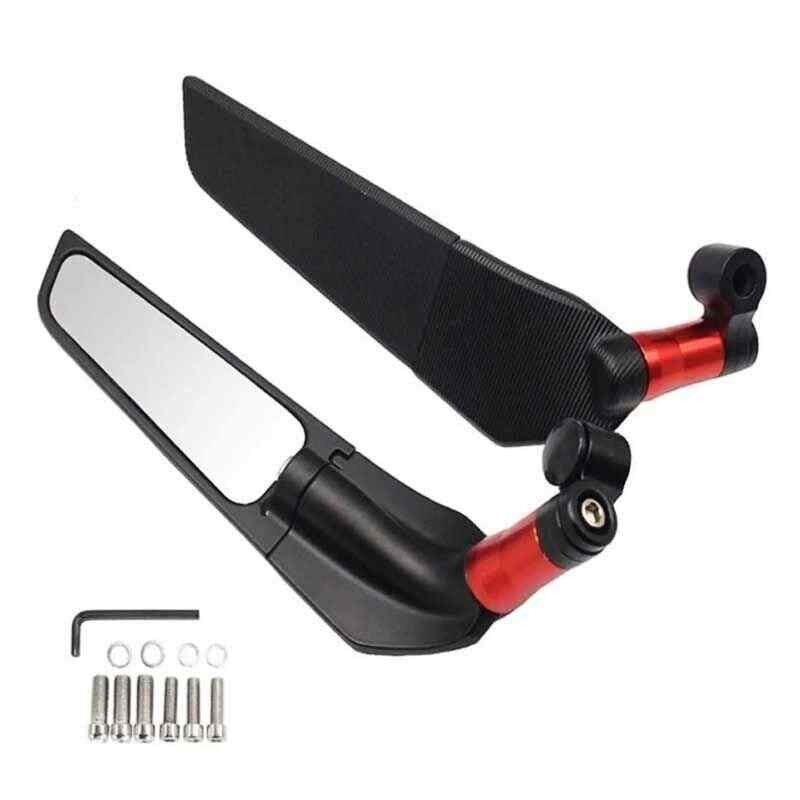 Kırmızı H2 Yarasa Katlanır Ayna Tek Delikli Model