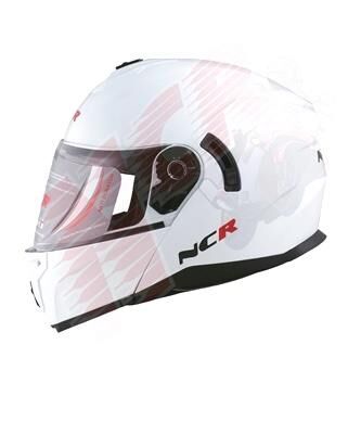 Kask Çene Açılır Sertifikalı  Beyaz L Beden Md 166