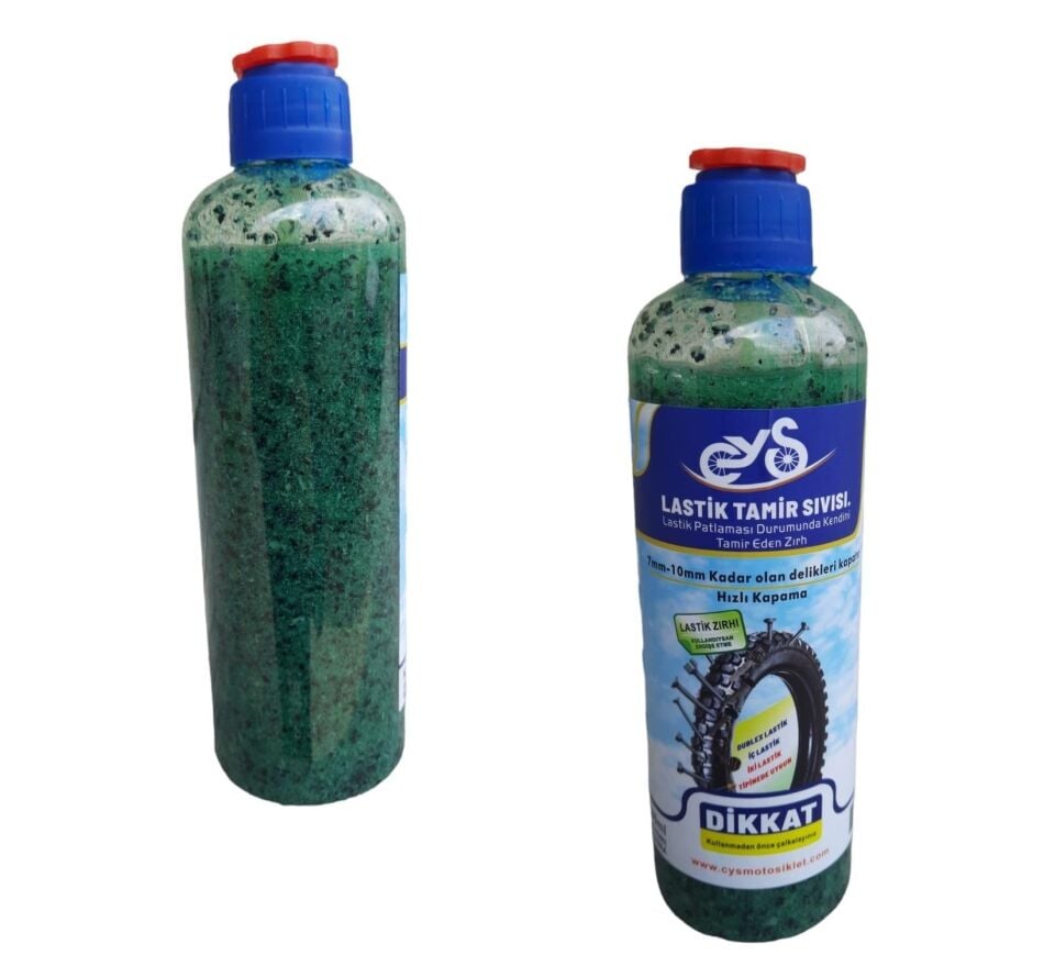 Sıvı Lastik Tamir Kiti Parçacıklı 380 Ml