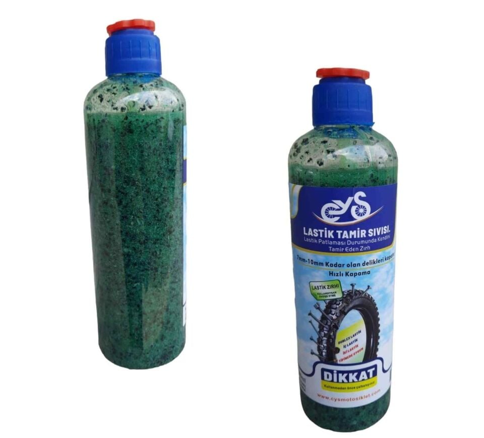 Sıvı Lastik Tamir Kiti Parçacıklı 380 Ml