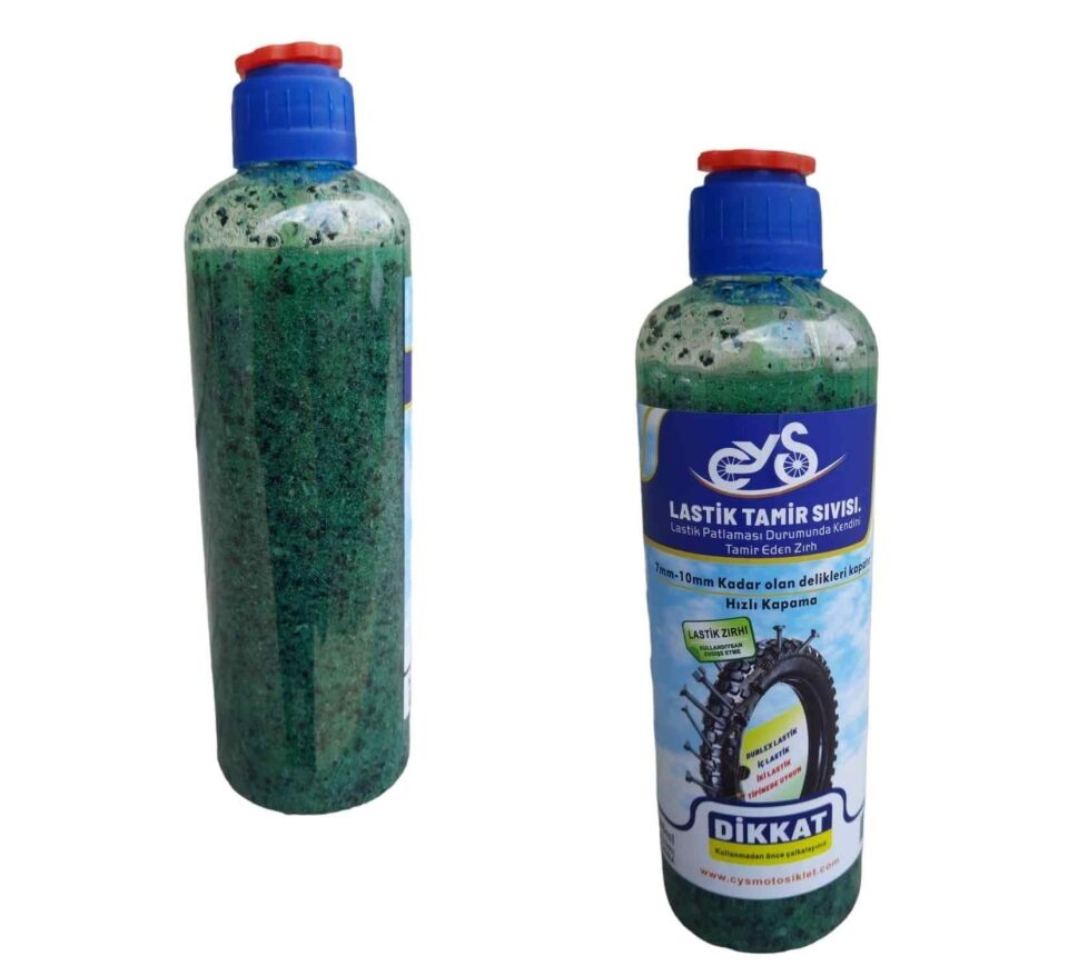Sıvı Lastik Tamir Kiti Parçacıklı 380 Ml