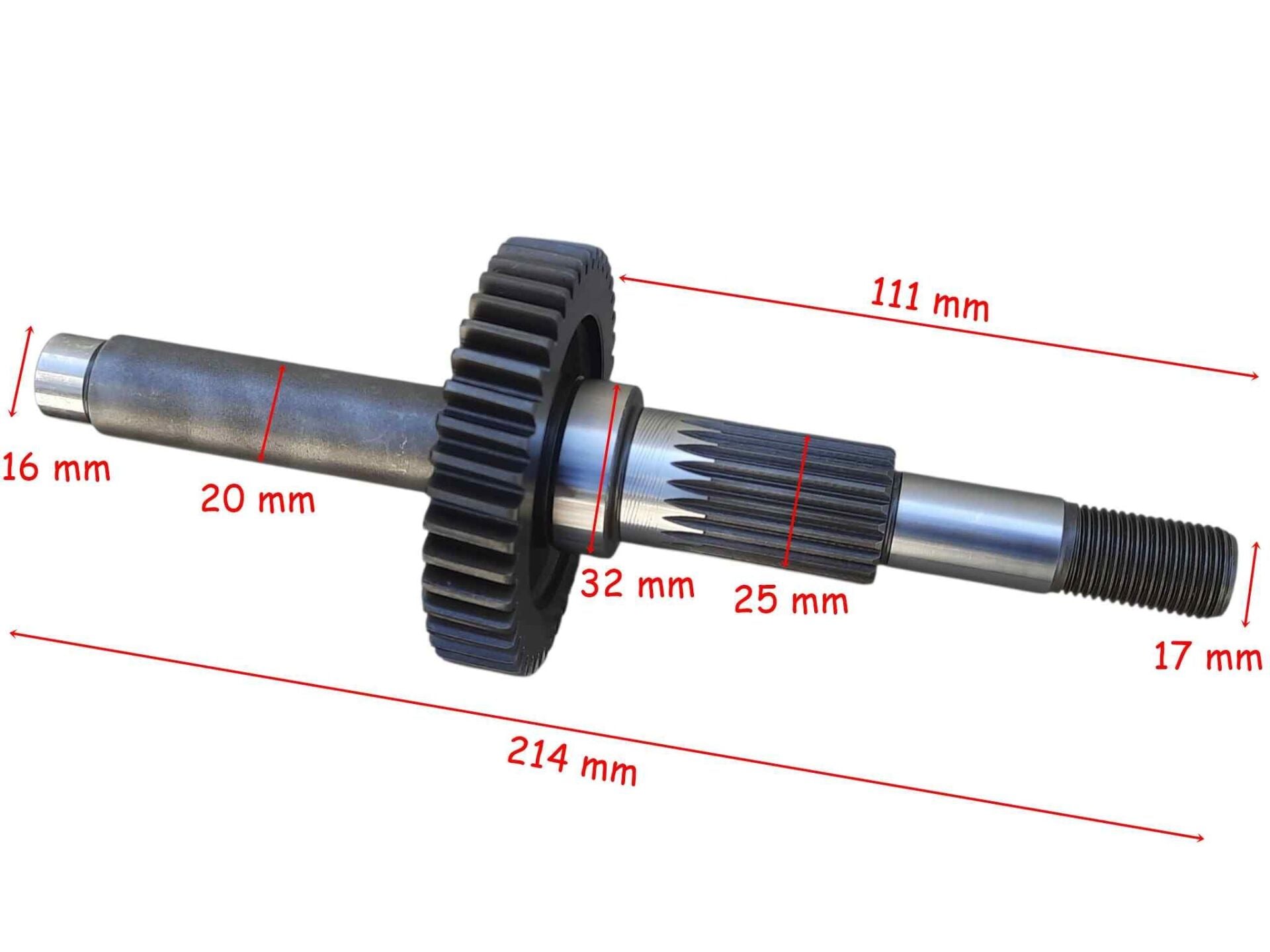 Atv Md150 Hd-X Vlc Şanzıman Çıkış Mili Ve Dişlisi 43T 214 Mm Öm