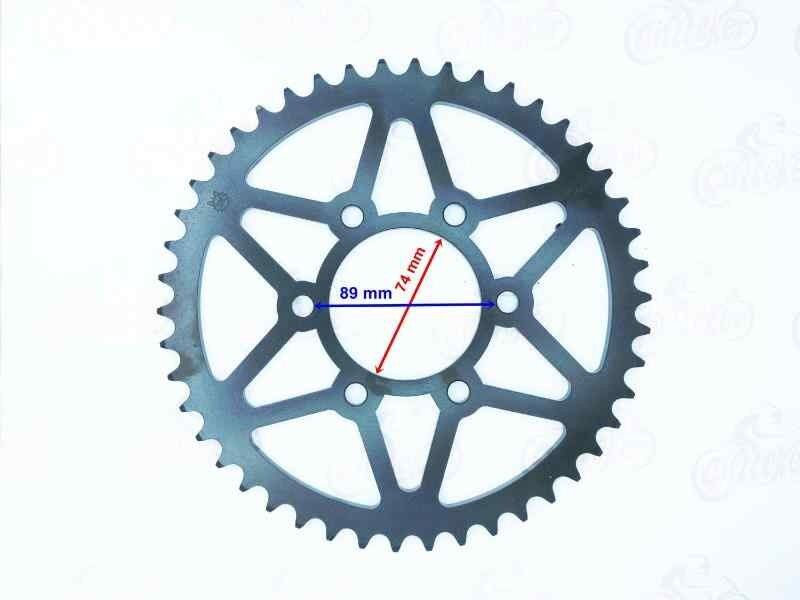 Hyosung Gv250 Arka Dişli 520-42T İç 74 Mm 6 Delikli Ind Öm