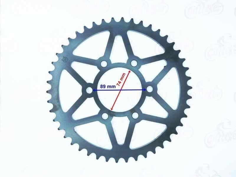Hyosung Gv250 Arka Dişli 520-42T İç 74 Mm 6 Delikli Ind Öm