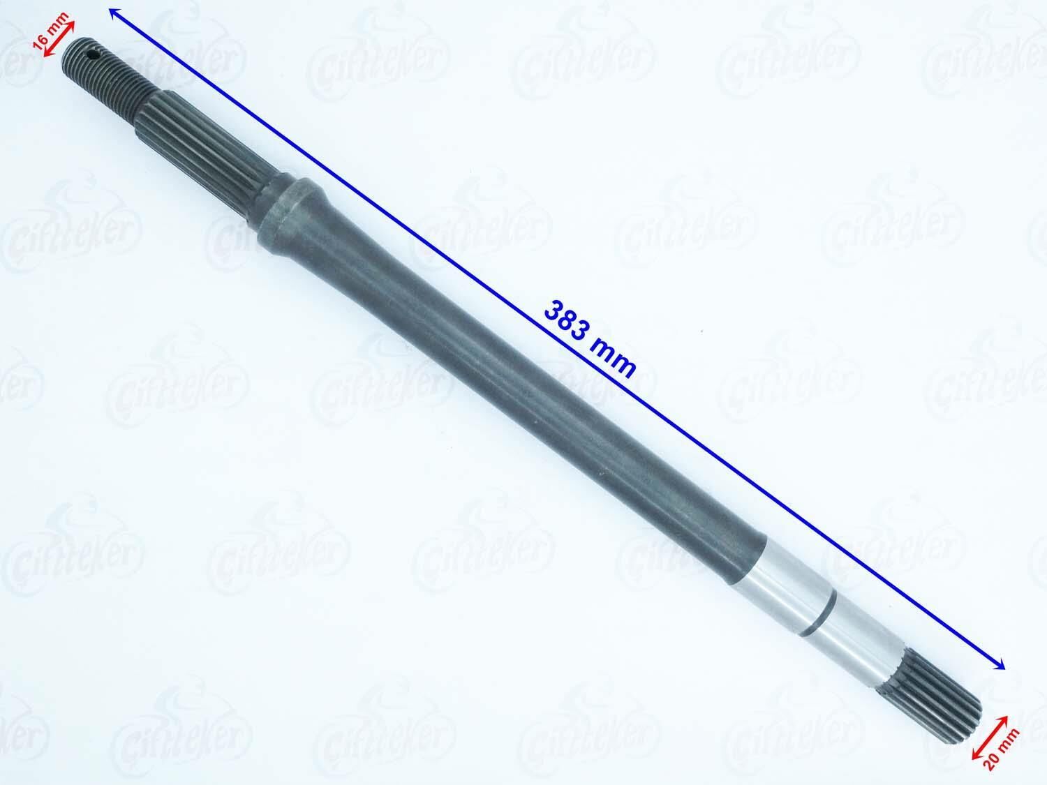 Temizlik Aracı Aks 383 Mm 18-18 Freze M16 Öm