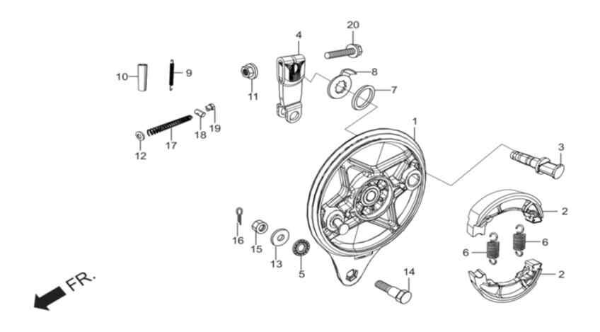 Hero Ignitor125 (Igntr125) Sabitleme Rondelasi Orj ResimNo:8