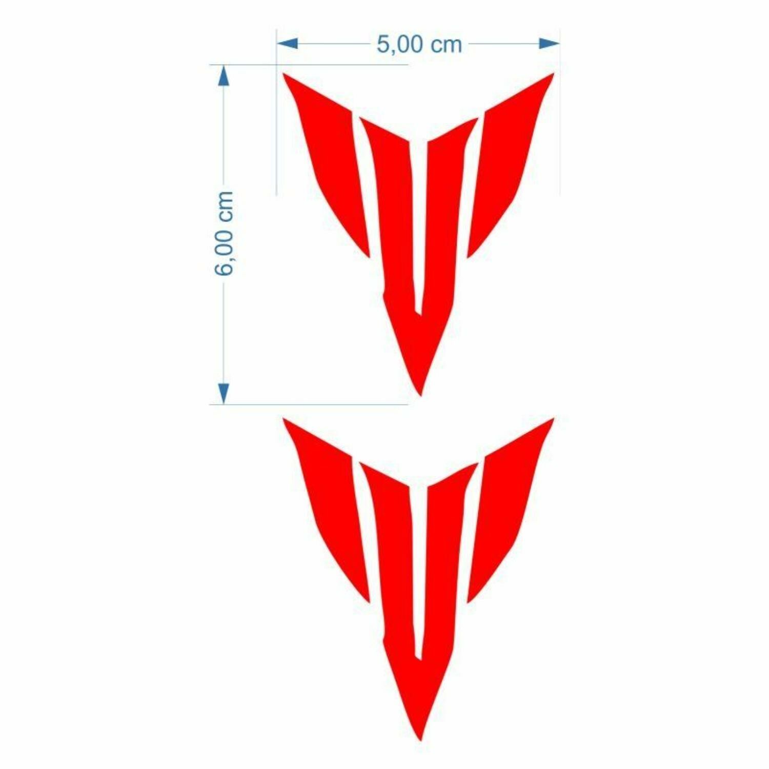 Skm Mt Logo 5 X 5 Cm Kırmızı Sticker 2 Li