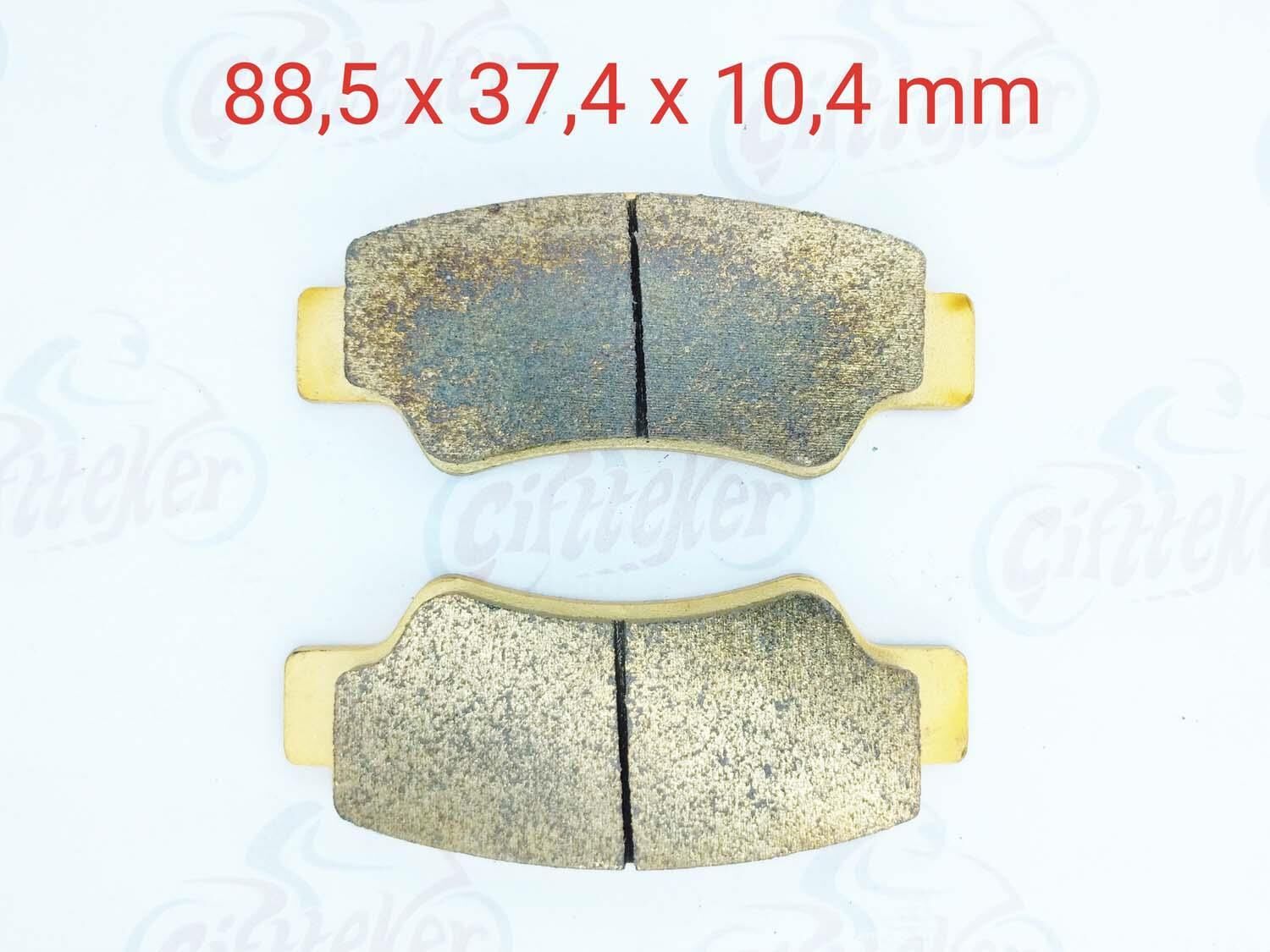 Cf Moto Arka Fren Disk Balatası Fa747 Sinterli-Seramik Zforce 1000