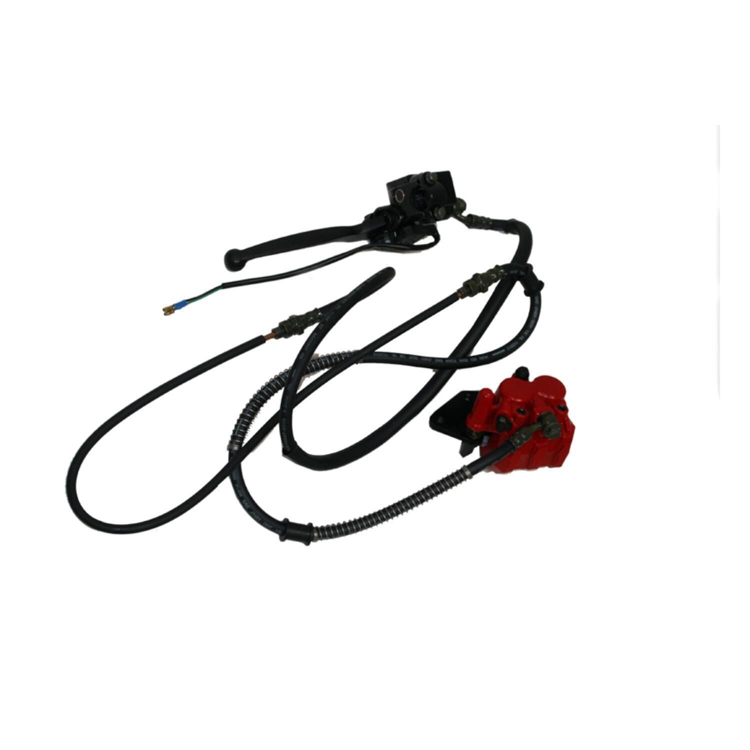 Mondial Scooter Ardour Arka Fren Sistemi Komple Kırmızı Orj *