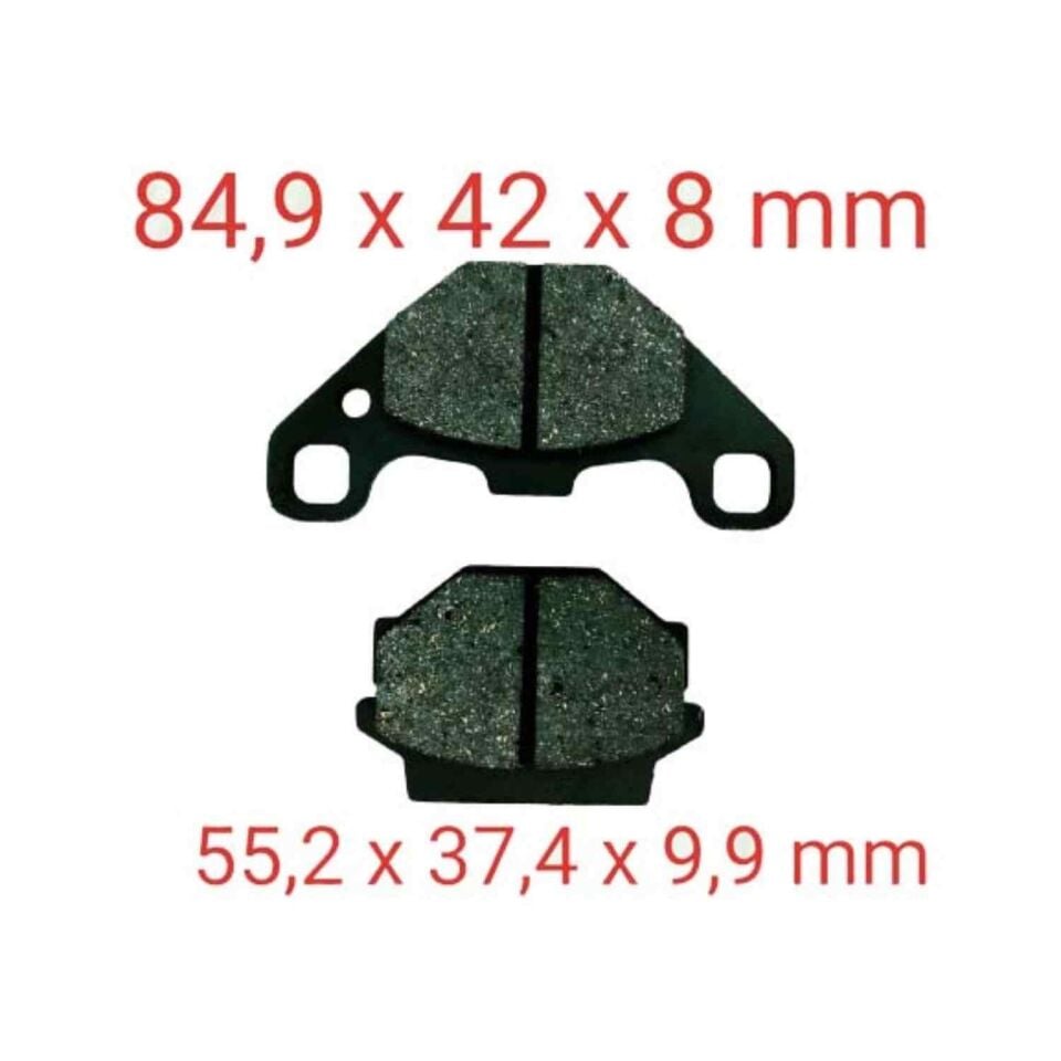 Atv Lx200 Arka Fren Disk Balatası Fa067=