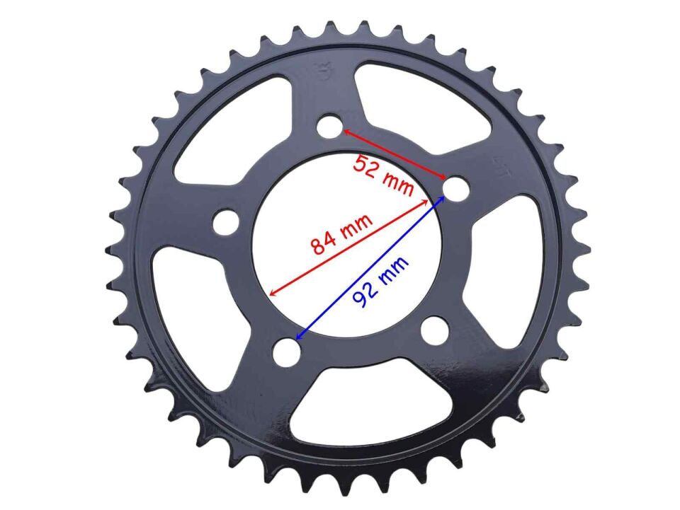 Honda Nx 500 Arka Dişli 520-44T İç 84 Mm 5 Delikli Öm