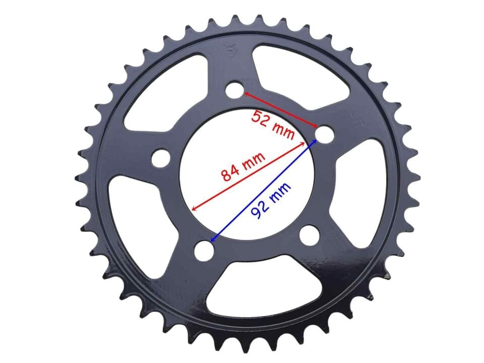 Honda Nx 500 Arka Dişli 520-44T İç 84 Mm 5 Delikli Öm