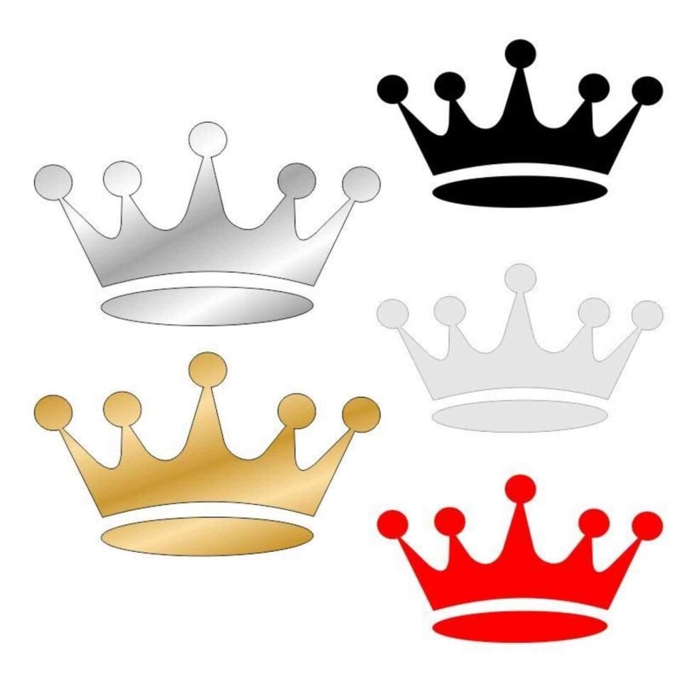 Kral Tacı Sticker 10Lu