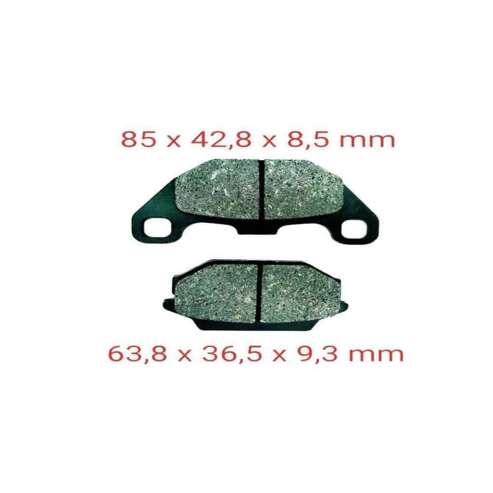 Atv Arka Fren Disk Balatası Fa305 Kymco Mxu 150 Vt