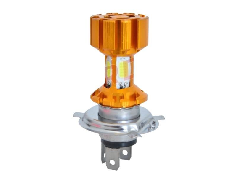 12V Item-1 H4 Tipi Kısa-Uzun Hüzmeli Led Ampül 3 Tırnak 43T