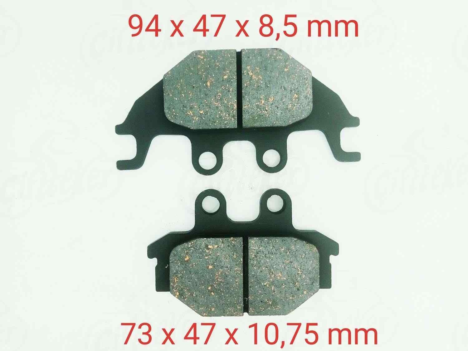 Atv Ön-Arka Fren Disk Balatası Fa377 Kymco Mxu 250-300-300 R-500-500İ Tgb Blade 325-425-450-525-550
