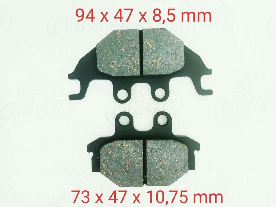 Atv Ön-Arka Fren Disk Balatası Fa377 Kymco Mxu 250-300-300 R-500-500İ Tgb Blade 325-425-450-525-550