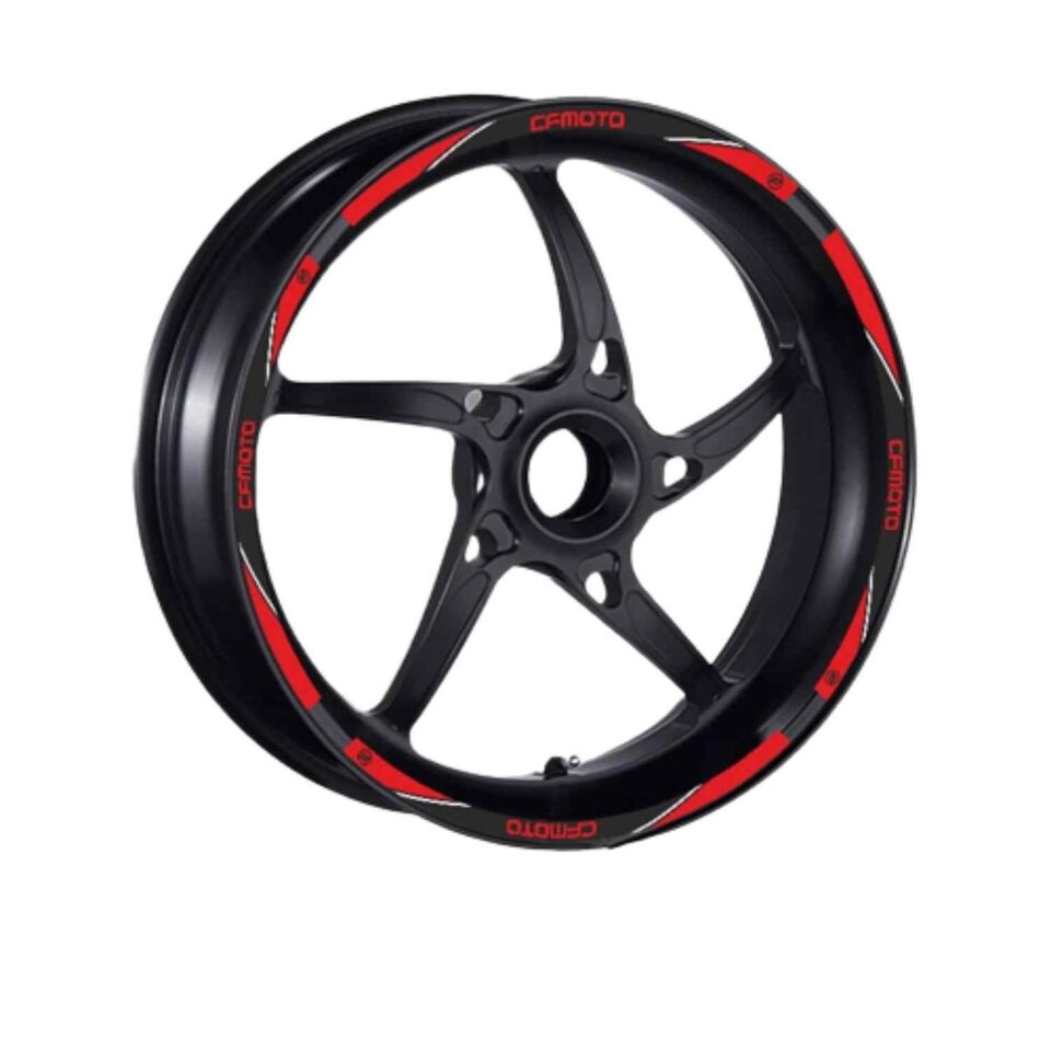 Cf Moto Uyumlu Kırmızı 1 Set Jant Şeridi
