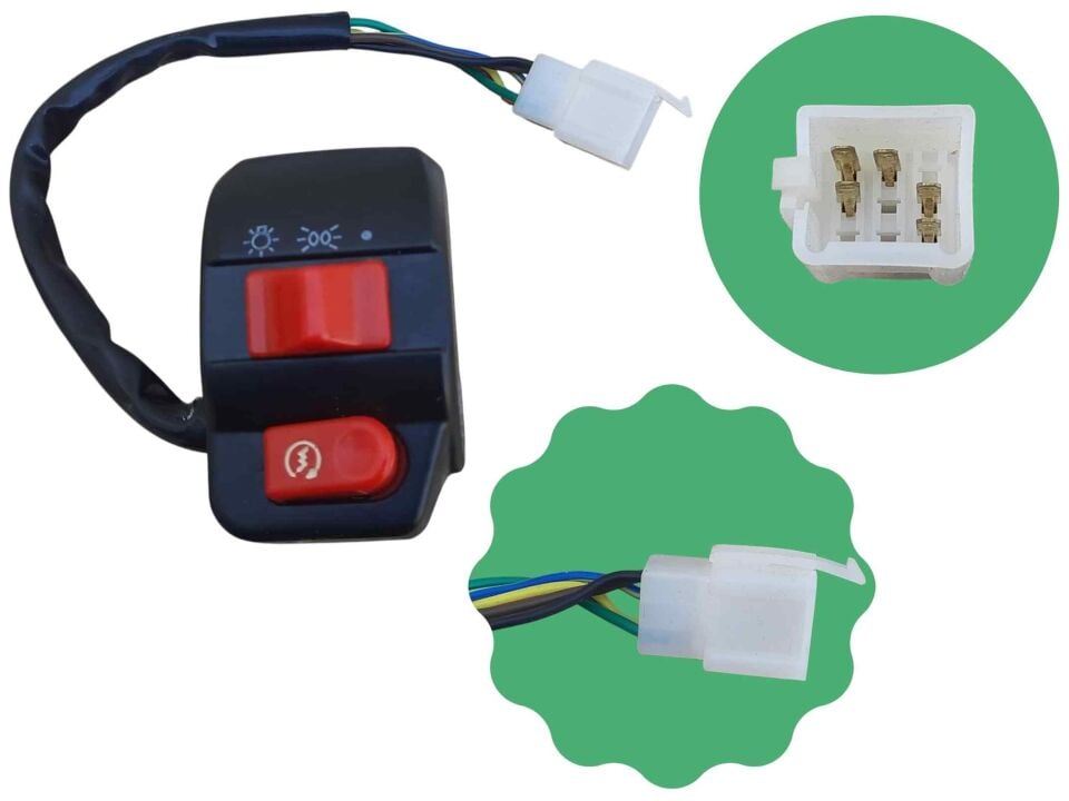 Scooter 50 Sağ Kumanda (5 Kablo)