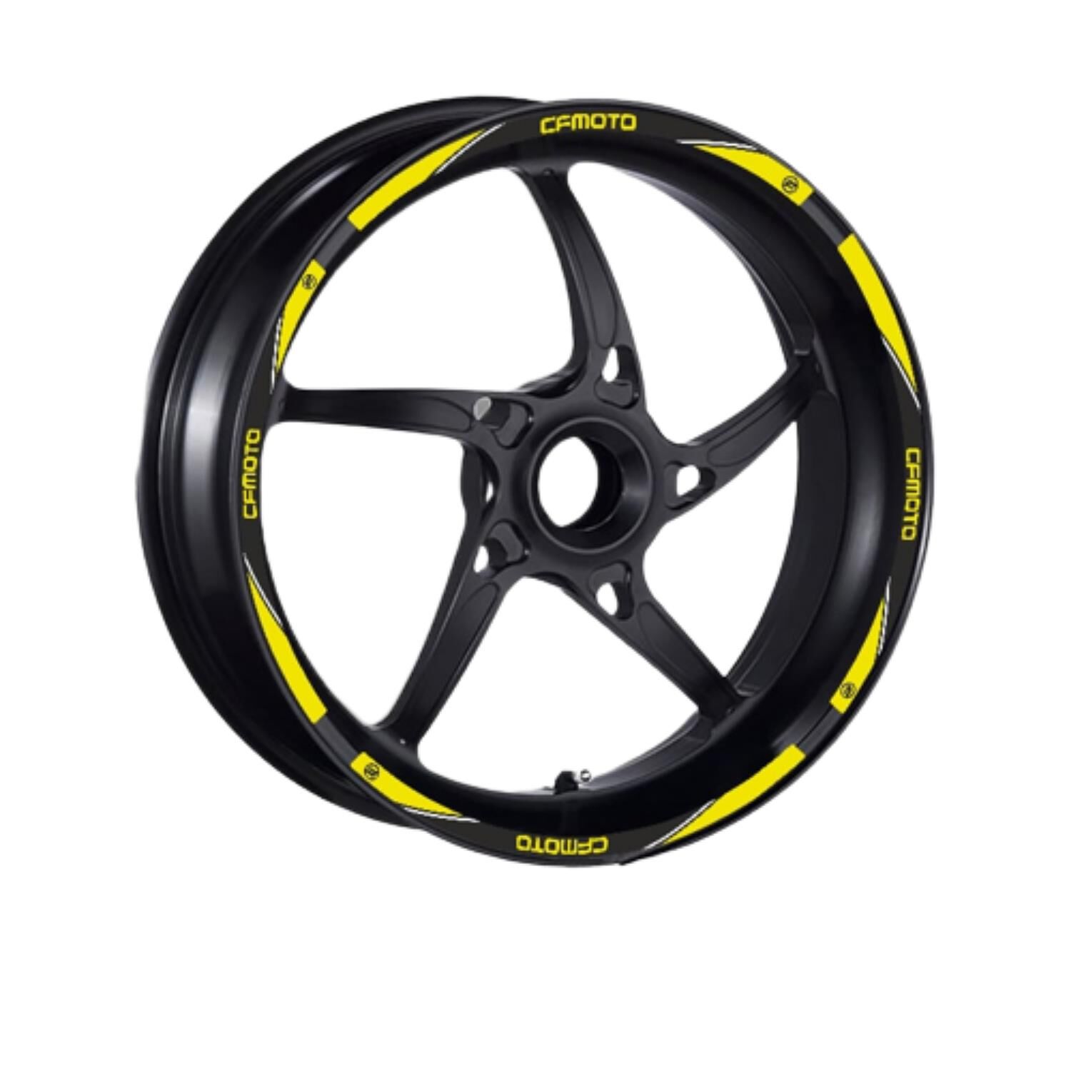 Cf Moto Uyumlu Sarı 1 Set Jant Şeridi