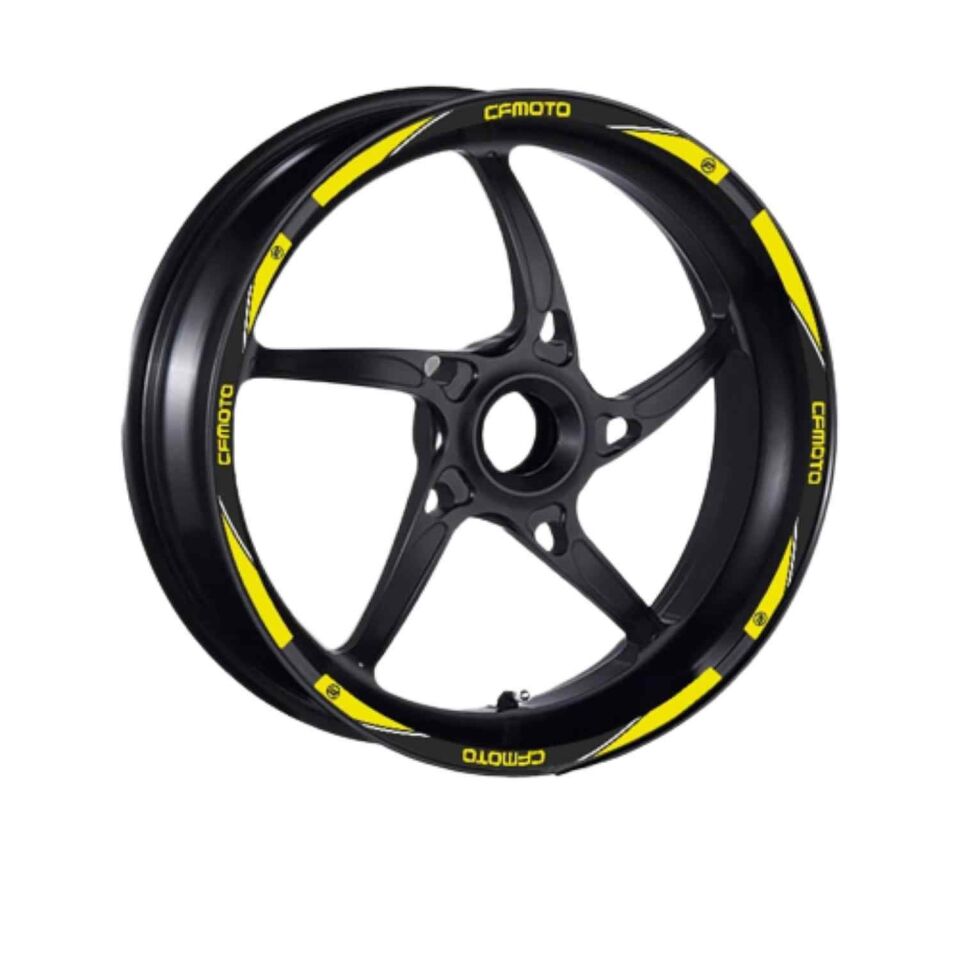 Cf Moto Uyumlu Sarı 1 Set Jant Şeridi