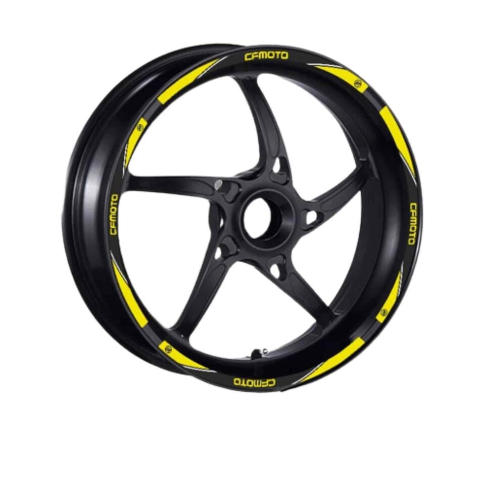 Cf Moto Uyumlu Sarı 1 Set Jant Şeridi