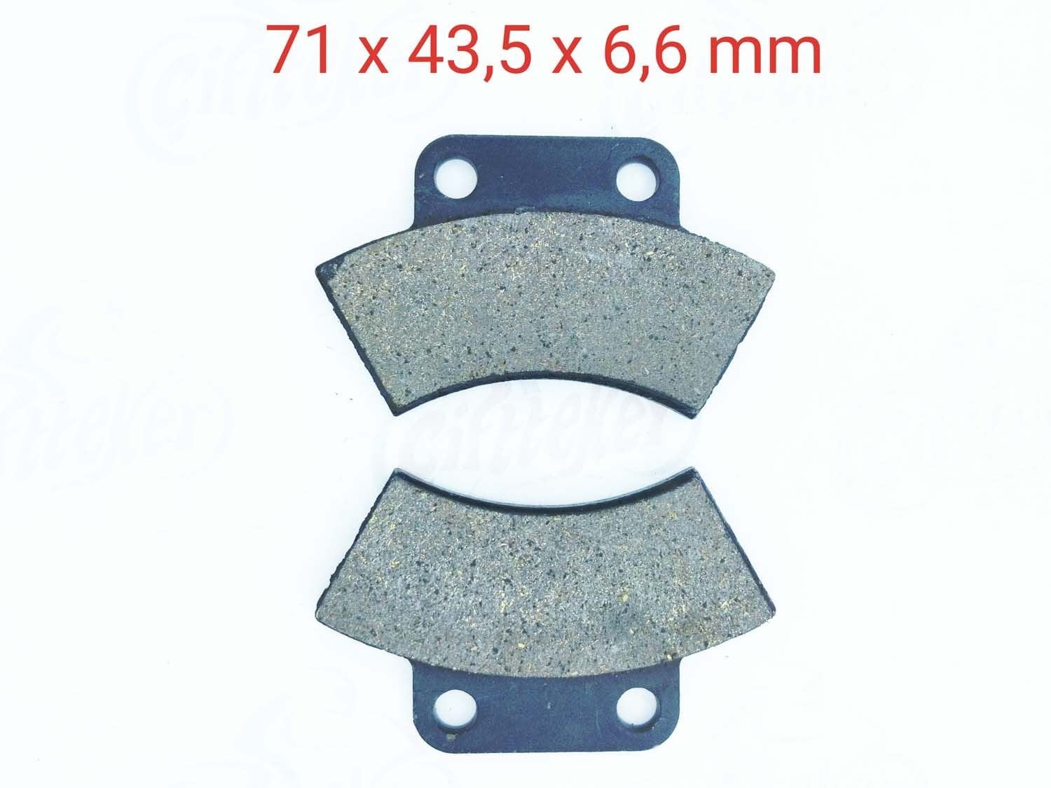 Atv Park Fren Disk Balatası Fa232 Cf Moto 500-625 Polaris Quadzılla Jordan