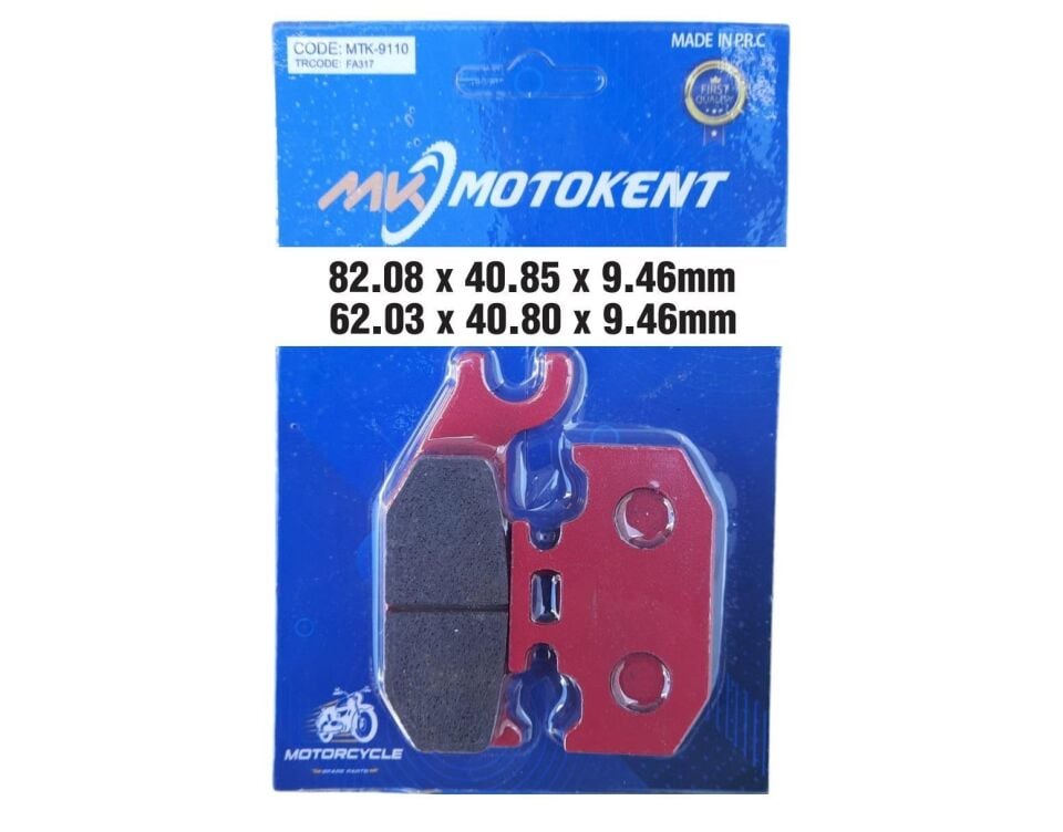 Atv Arka Fren Disk Balatası Fa317 (A) Cf 550 Suzuki Lt-A 500 Bombardie Can-Am Cannondale John Deere