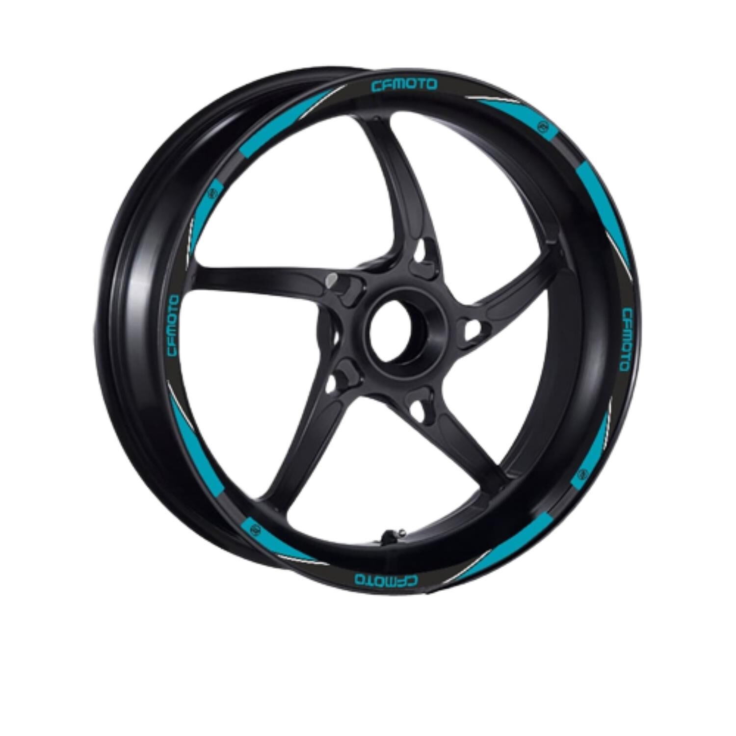 Cf Moto Uyumlu Mavi 1 Set Jant Şeridi