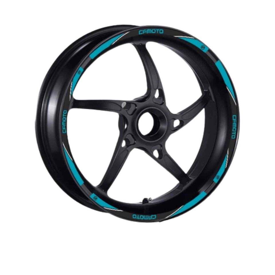 Cf Moto Uyumlu Mavi 1 Set Jant Şeridi