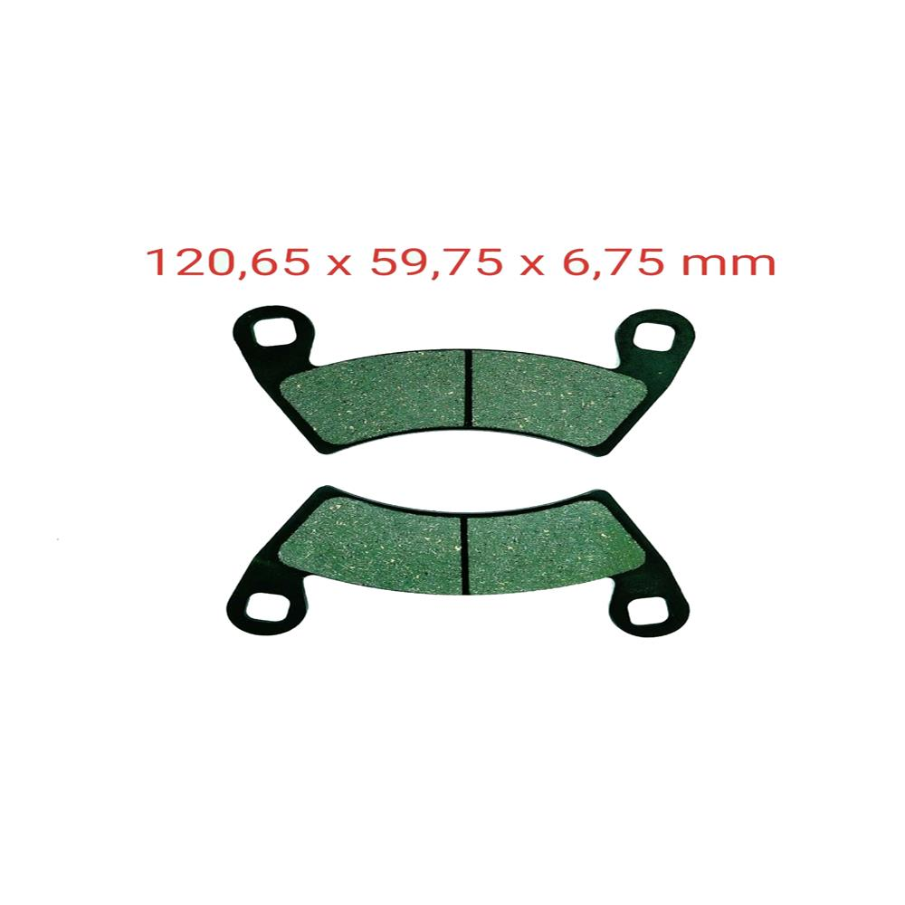 Atv Polaris Rzr-4 800 Ön Fren Disk Balatası Fa452