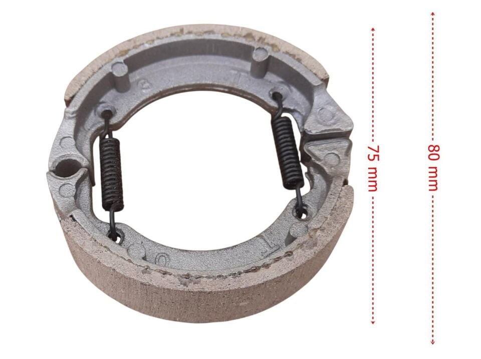E-Bis Ön Fren Balatası 80 Mm Stmax Ekobis E-Mon Joy Es-1 Es-2 Es-3