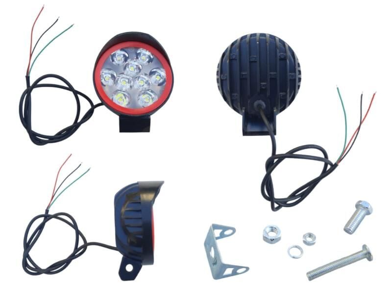 Sis Lambası Yuvarlak 9 Ledli Çakar