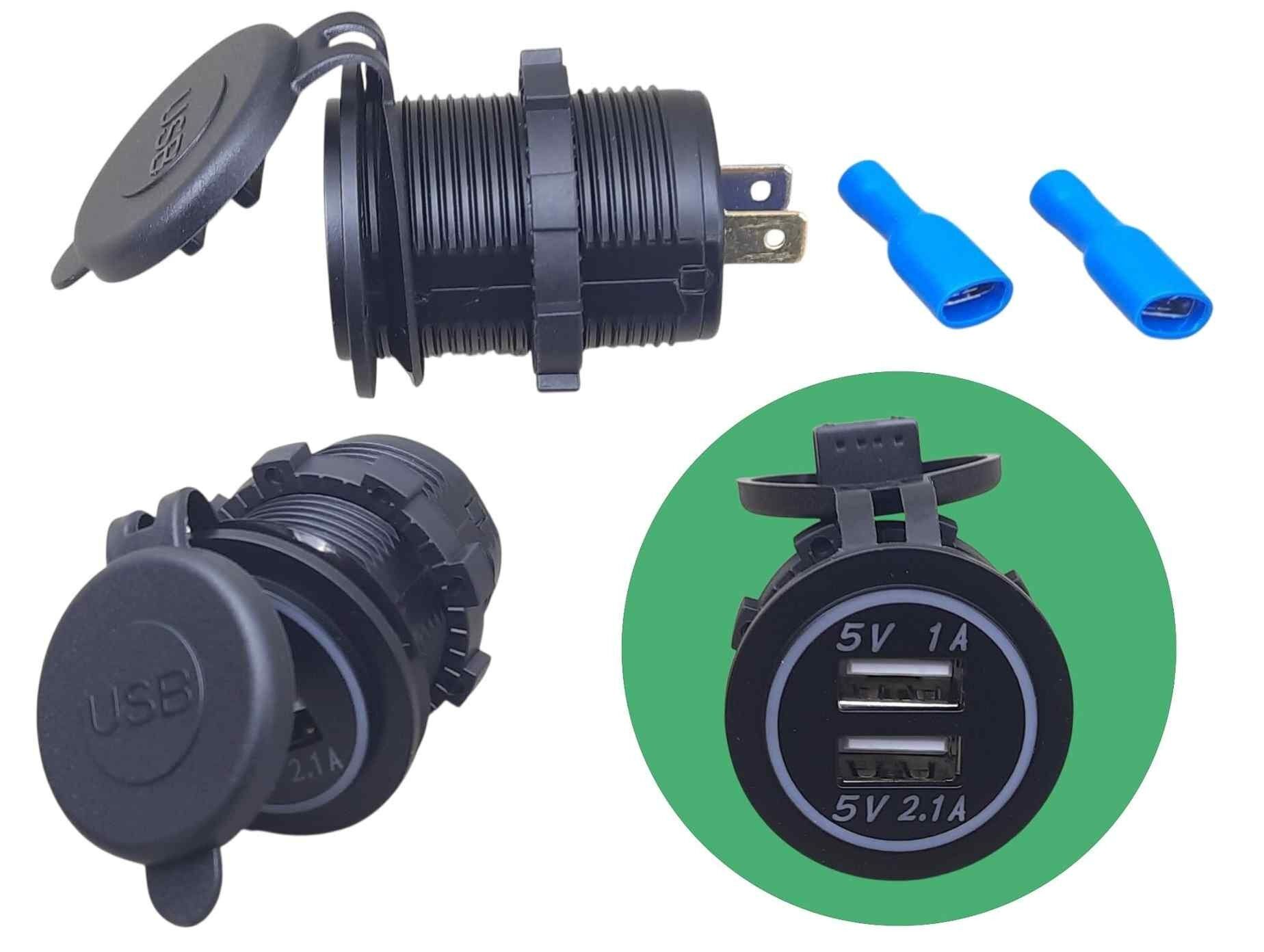 Usb Şarj Cihazı 2 Girişli Işıklı