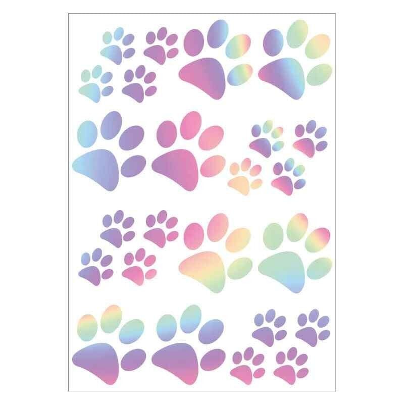 A4 Sticker 150 Tek Paket Çoklu Pati Hologram
