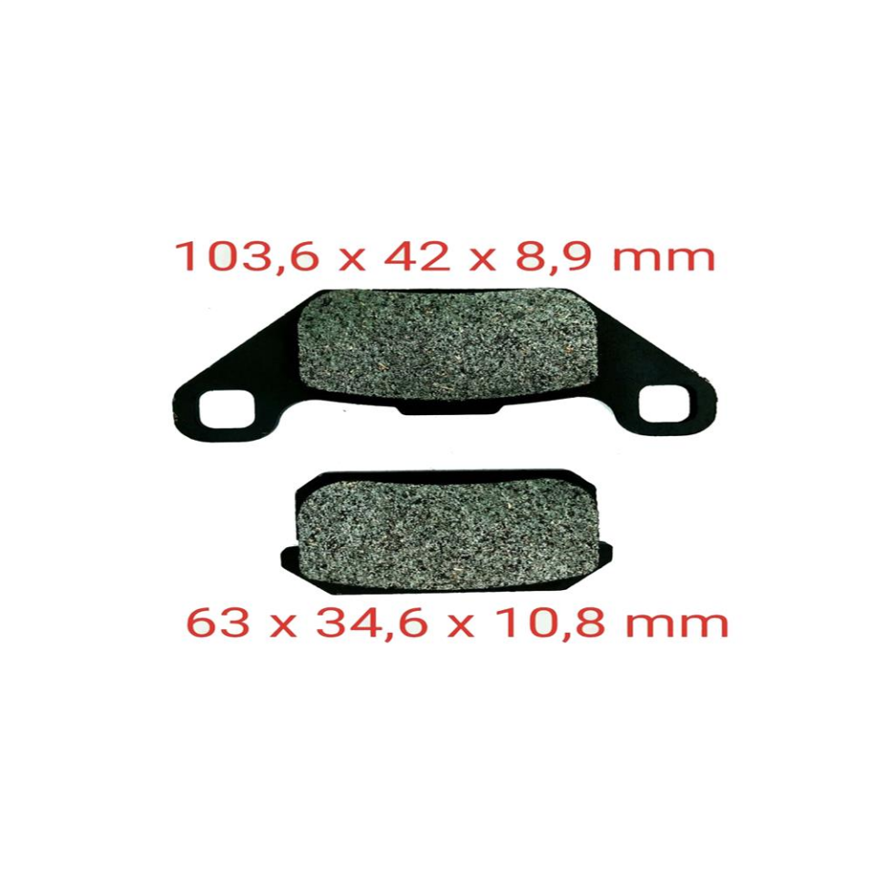 Atv Atv-Buggy Arka Fren Disk Balatası Fa431