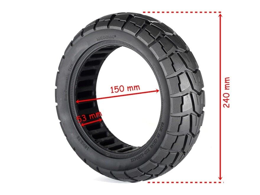 Dış Lastik Dolgu E-Scooter 10X2.75 N043-X Nedong
