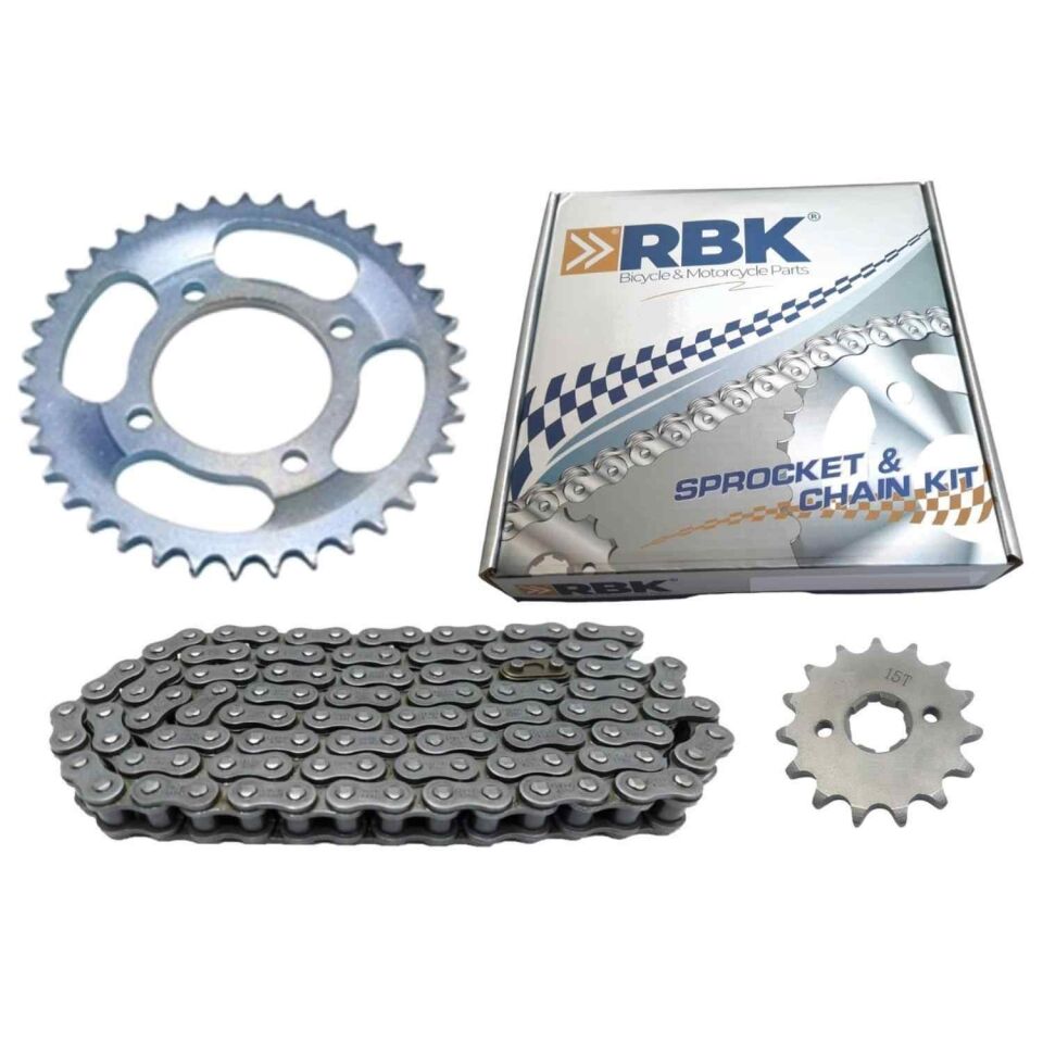 Cg Cgl Kaplinli Ön-Arka Dişli Zincir Set Rbk 428 110L 38-15T