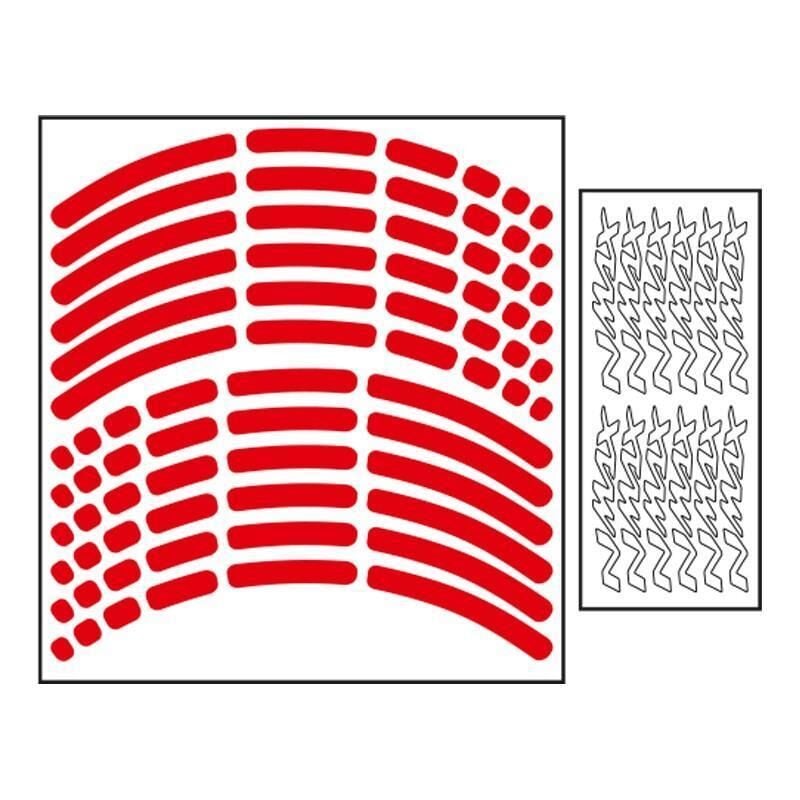 Yamaha Reflektör Kırmızı I Nmax Uyumlu 1 Set Jant Şeridi