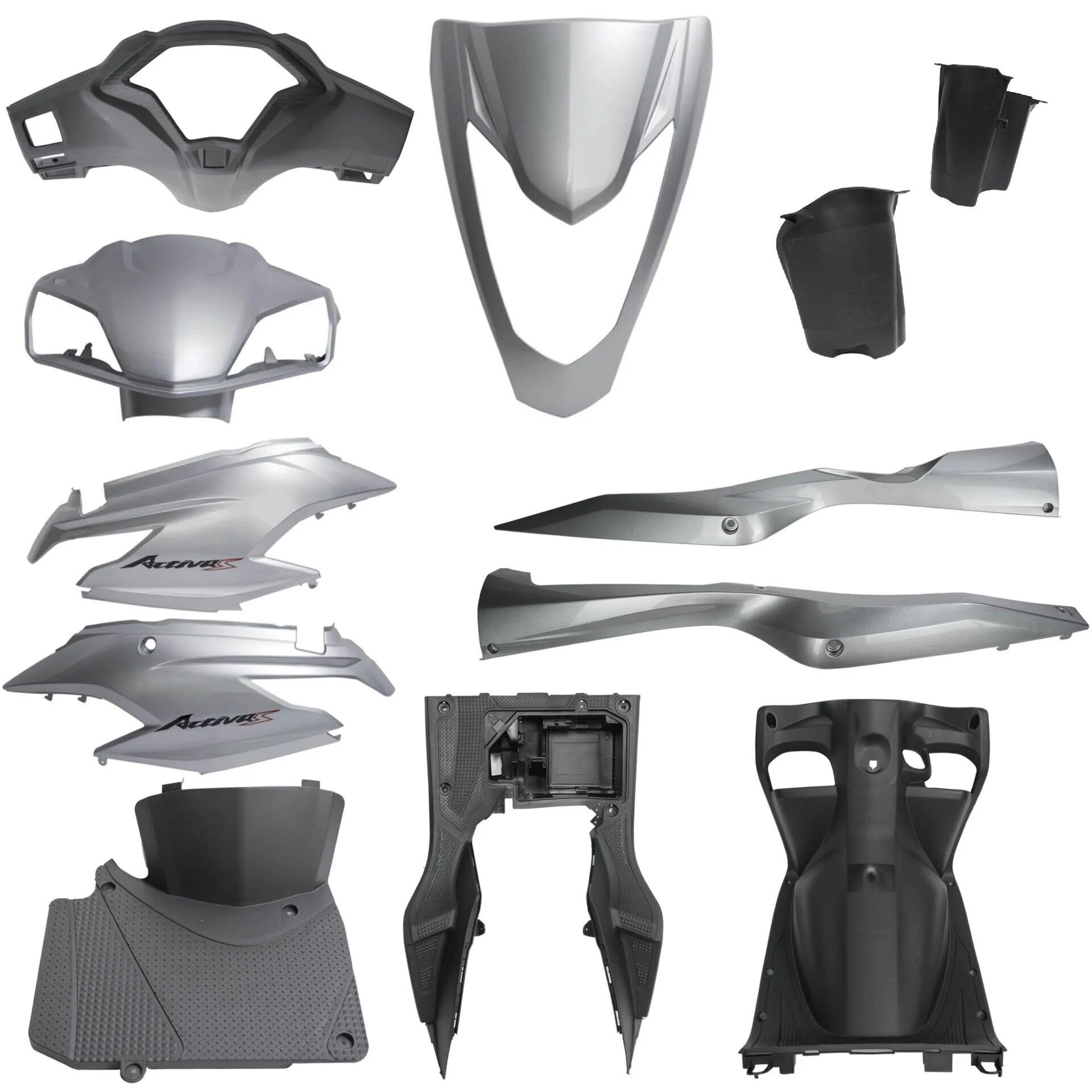 Honda Activa 125 S Kaporta Seti Gri Em 12 Parça